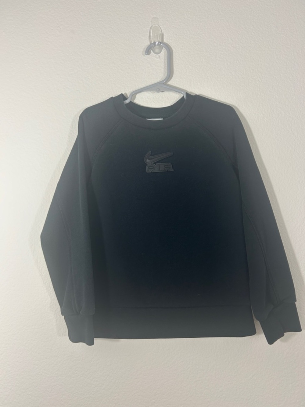 Nike Black Pullover Sweatshirt with Tonal Swoosh